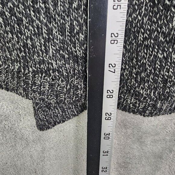 Womens Gray Karen Scott Open Front Cardigan Sweater 100% Acrylic Long Sleeve M - Picture 9 of 10